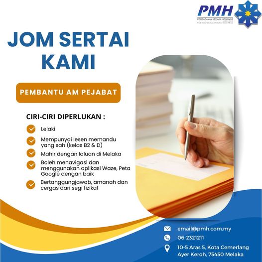 Jawatan Kosong di PMH.